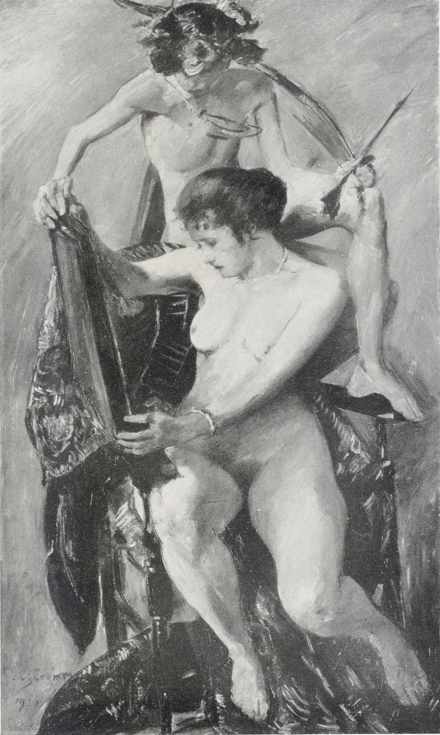 Venere e Amore davanti allo specchio 1916
